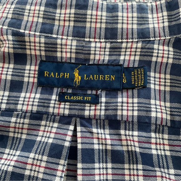 Ralph Lauren Classic Fit Men’s Long Sleeve Shirt, Sz L - Picture 8 of 9